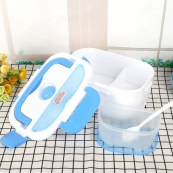 Ланч бокс електричний із підігрівом Lunch Heater 220 V Pro, ланч бокс від мережі. Колір: синій. Зображення №3