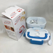 Ланч бокс електричний із підігрівом Lunch Heater 220 V Pro, ланч бокс від мережі. Колір: синій. Зображення №7