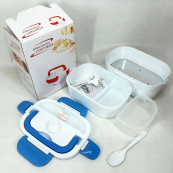 Ланч бокс електричний із підігрівом Lunch Heater 220 V Pro, ланч бокс від мережі. Колір: синій. Зображення №9