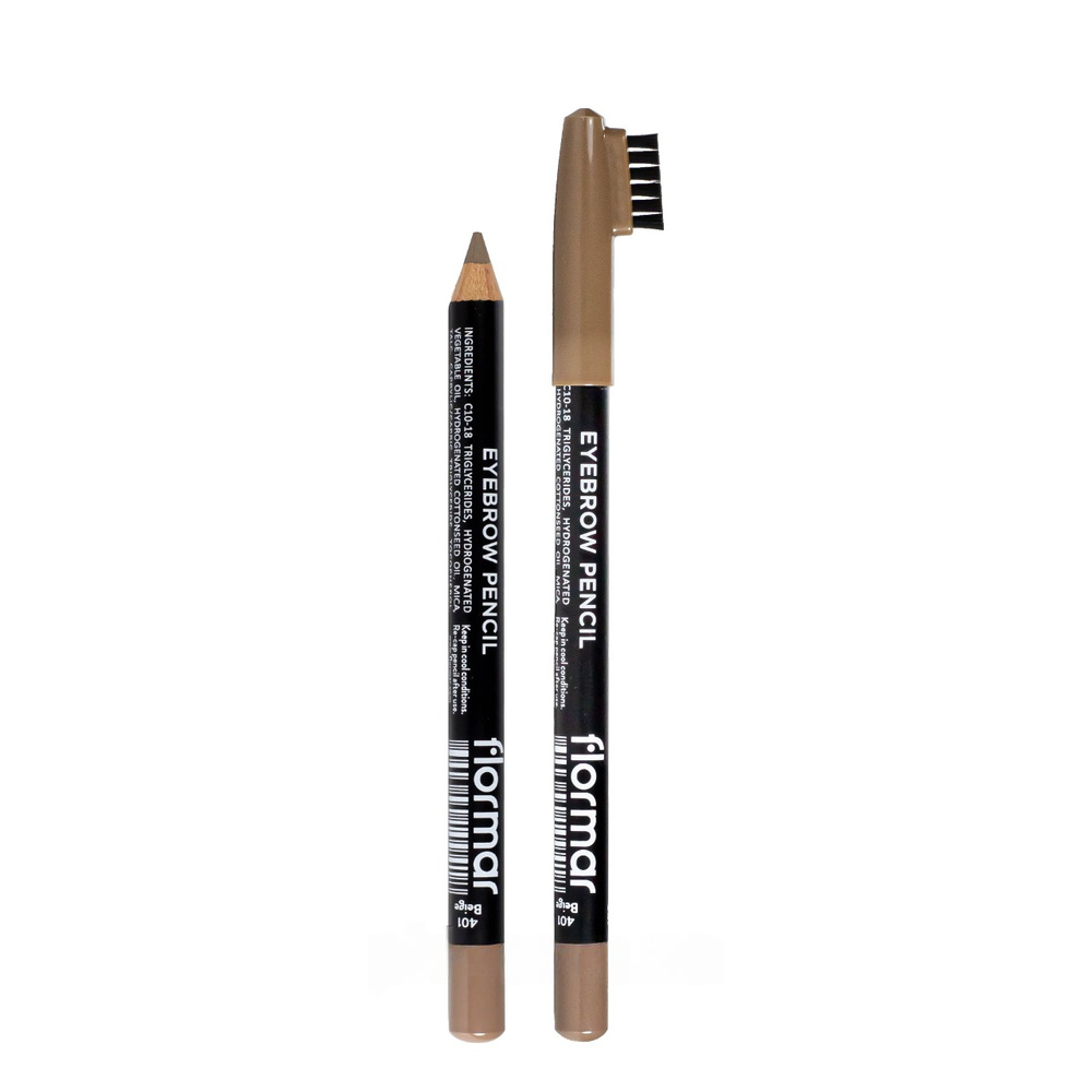 Олівець для брів Flormar Eyebrow Pencil № 401 Світло-коричневий Олівець для брів Flormar Eyebrow Pencil № 401 Світло-коричневий