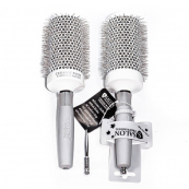 Брашинг керамічний антистатичний круглий термостійкий Salon Professional Ceramic & Ionic d-43 мм 43 NCI. Зображення №2