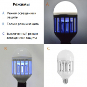 Світлодіодна лампа для комах Zapp Light, електрична пастка для комах, протимоскітна лампа від комарів. Зображення №14