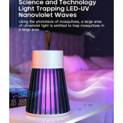 Знищувач комах для будинку Electronic shock Mosquito killing lamp НА АКУМУЛЯТОРІ для походу на природу. Зображення №4 Знищувач комах для будинку Electronic shock Mosquito killing lamp НА АКУМУЛЯТОРІ для походу на природу. Зображення №4