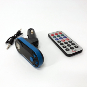 Автомобільний трансмітер/модулятор CM i9, радіо трансмітер, FM модулятор для автомобіля. Колір: синій. Зображення №10