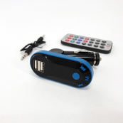 Автомобільний трансмітер/модулятор CM i9, радіо трансмітер, FM модулятор для автомобіля. Колір: синій. Зображення №11