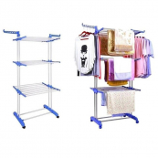 Сушарка для одягу напільна з трьома ярусами та колесиками. Зображення №8