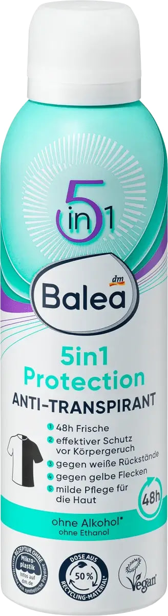 Дезодорант-спрей Balea 5in1 Protection 200 мл Дезодорант-спрей Balea 5in1 Protection 200 мл