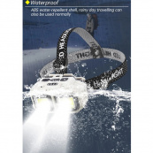 Фонарь налобный аккумуляторный Bailong HX-816S 2COB(white+red) с сенсорным датчиком влагозащита. Изображение №6 Фонарь налобный аккумуляторный Bailong HX-816S 2COB(white+red) с сенсорным датчиком влагозащита. Изображение №6