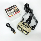 Фонарь налобный аккумуляторный Bailong HX-816S 2COB(white+red) с сенсорным датчиком влагозащита. Изображение №14 Фонарь налобный аккумуляторный Bailong HX-816S 2COB(white+red) с сенсорным датчиком влагозащита. Изображение №14