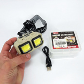 Фонарь налобный аккумуляторный Bailong HX-816S 2COB(white+red) с сенсорным датчиком влагозащита. Изображение №18 Фонарь налобный аккумуляторный Bailong HX-816S 2COB(white+red) с сенсорным датчиком влагозащита. Изображение №18