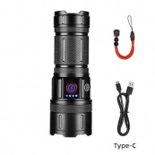 Ліхтар CB-B53-TG, 3х18650, power bank, індикація заряду, Ліхтарик світлодіодний для туриста надпотужний. Зображення №4