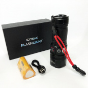 Ліхтар CB-B53-TG, 3х18650, power bank, індикація заряду, Ліхтарик світлодіодний для туриста надпотужний. Зображення №7