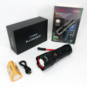 Ліхтар CB-B53-TG, 3х18650, power bank, індикація заряду, Ліхтарик світлодіодний для туриста надпотужний. Зображення №11