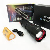 Ліхтар CB-B53-TG, 3х18650, power bank, індикація заряду, Ліхтарик світлодіодний для туриста надпотужний. Зображення №14