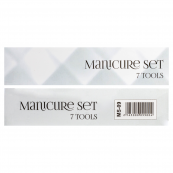 Набір для манікюру і педикюру maXmaR з 7 інструментів у футлярі зі шкірзамінника МЅ-09. Зображення №7