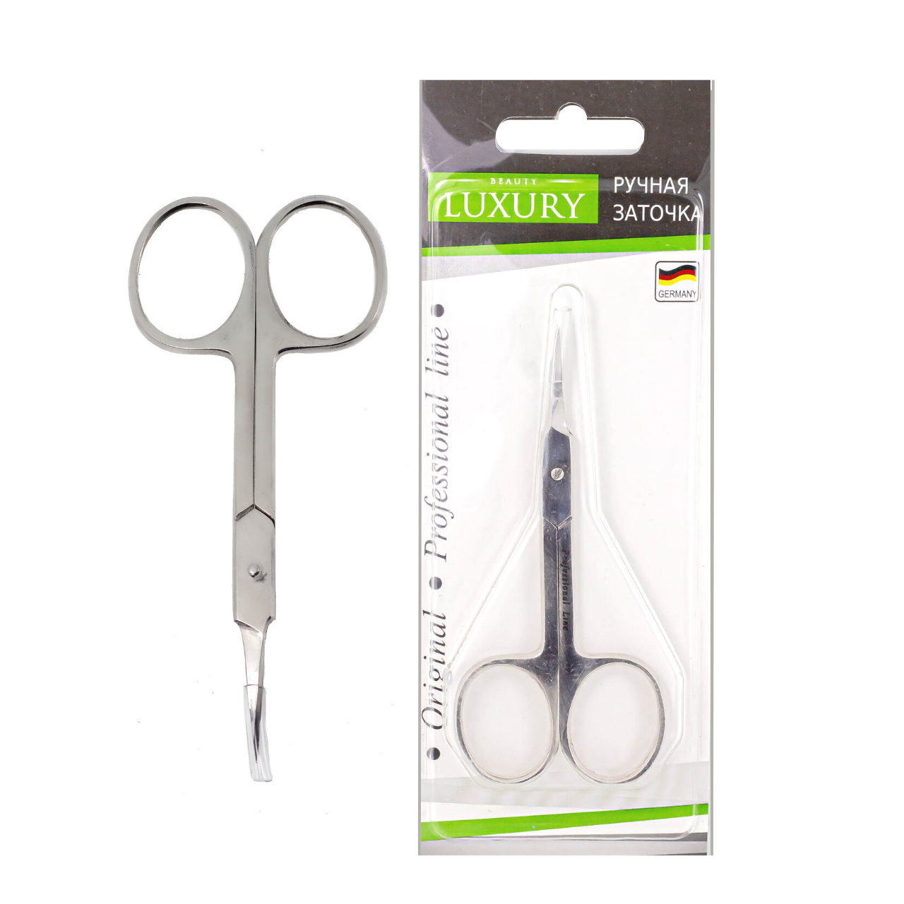 Ножиці для видалення кутикули Beauty Luxury манікюрні вигнуті HM-07 Ножиці для видалення кутикули Beauty Luxury манікюрні вигнуті HM-07