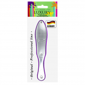 Терка для п'ят Beauty LUXURY лазерна двостороння металева грит 80/120. Зображення №4