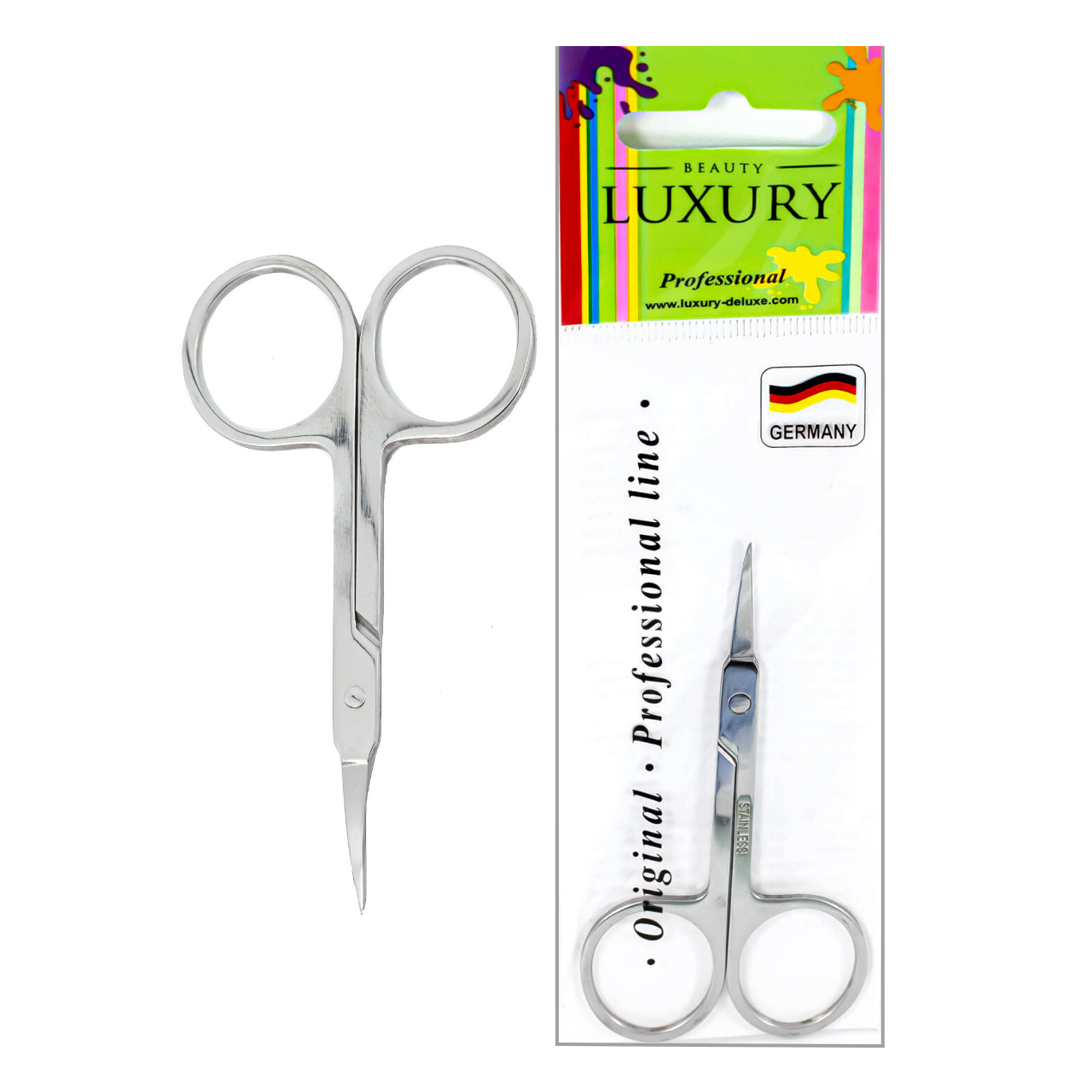 Ножиці для видалення кутикули Beauty Luxury манікюрні вигнуті BN-01 Ножиці для видалення кутикули Beauty Luxury манікюрні вигнуті BN-01