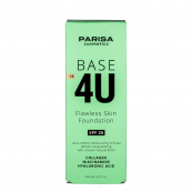 Тональний крем для обличчя Parisa Cosmetics Base4U №13 light beige. Зображення №5