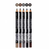 Олівець для брів Flormar Eyebrow Pencil, № 404 Чорний. Зображення №2