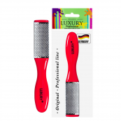 Терка для п'ят Beauty Luxury двостороння металева ТМ-01. Зображення №3