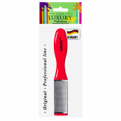 Терка для п'ят Beauty Luxury двостороння металева ТМ-01. Зображення №7