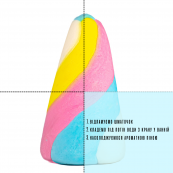 Тверда піна для ванни Mr Scrubber Unicorn у подарунковій коробці. Зображення №2