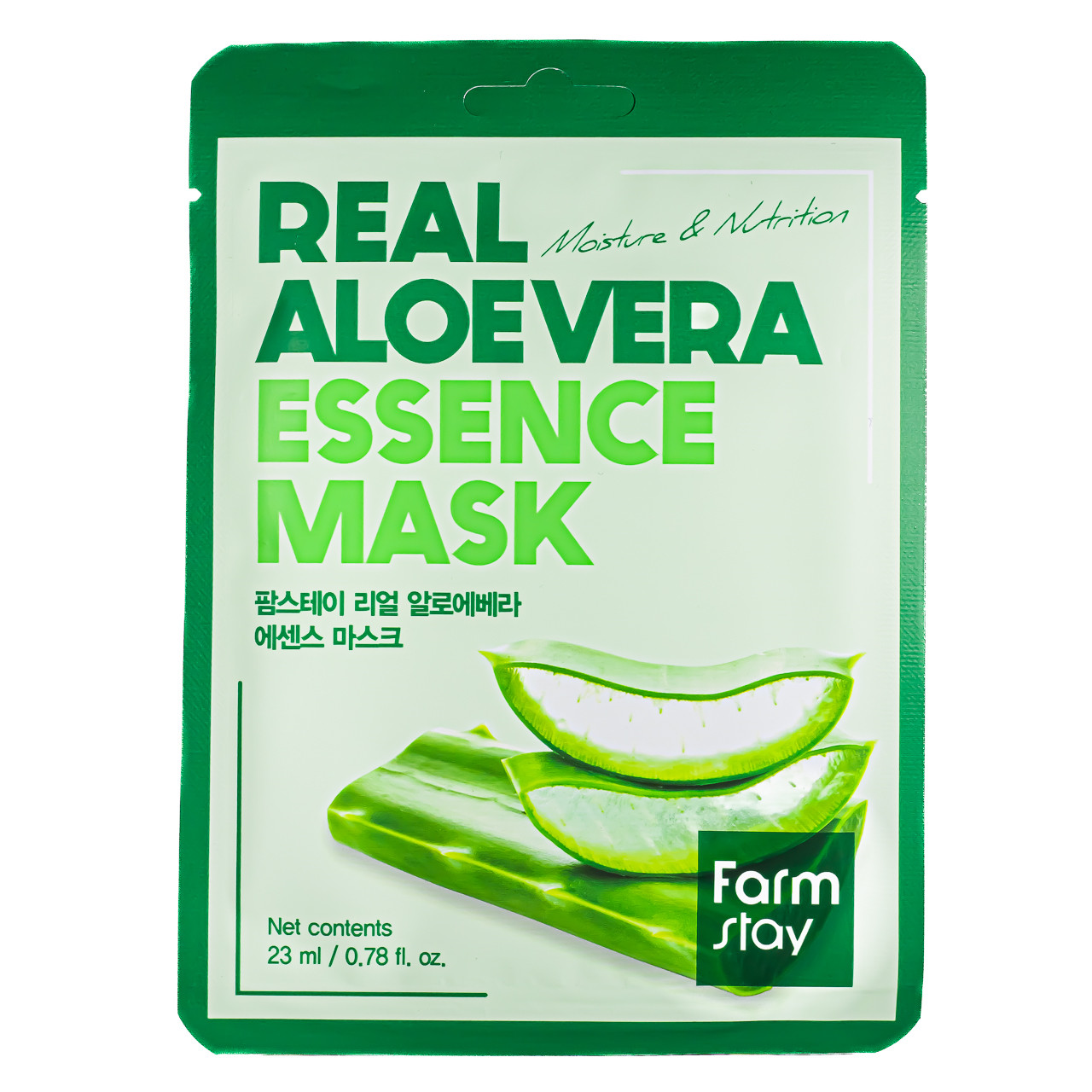 Тканинна маска для обличчя зволожуюча FarmStay Real Aloe Vera Mask FS 5258 Тканинна маска для обличчя зволожуюча FarmStay Real Aloe Vera Mask FS 5258