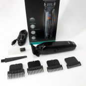 Машинка для стрижки волосся триммер VGR V-972 професійна з насадками акумуляторна USB. Зображення №2