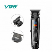 Машинка для стрижки волосся триммер VGR V-972 професійна з насадками акумуляторна USB. Зображення №6