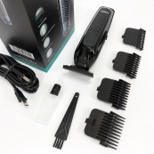 Машинка для стрижки волосся триммер VGR V-972 професійна з насадками акумуляторна USB. Зображення №9