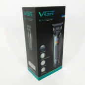 Машинка для стрижки волосся триммер VGR V-972 професійна з насадками акумуляторна USB. Зображення №20