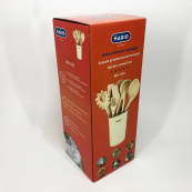 Набір силіконових кухонних речей Magio MG-1142 набір ложок лопаток 11 предметів. Зображення №3