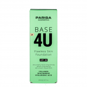 Тональний крем для обличчя Parisa Cosmetics Base4U № 21 medium beige. Зображення №5
