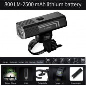 Велофара потужна LEADBIKE LD88-OSRAM 800LM, Довговічний велосипедний ліхтар, Лід фара на велосипед. Зображення №2 Велофара потужна LEADBIKE LD88-OSRAM 800LM, Довговічний велосипедний ліхтар, Лід фара на велосипед. Зображення №2