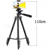 Штатив для телефону та фотоапарата Tripod 3120 PRO портативний трипод 0,35-1.02м висота. Зображення №8