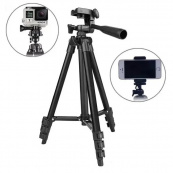 Штатив для телефону та фотоапарата Tripod 3120 PRO портативний трипод 0,35-1.02м висота. Зображення №26