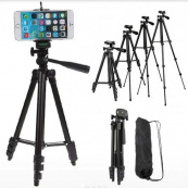Штатив для телефону та фотоапарата Tripod 3120 PRO портативний трипод 0,35-1.02м висота. Зображення №29