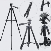 Штатив для телефону та фотоапарата Tripod 3120 PRO портативний трипод 0,35-1.02м висота. Зображення №34