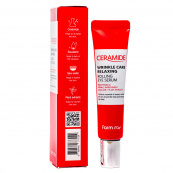 Сироватка-ролер для шкіри навколо очей з керамідами FarmStay Ceramide Wrinkle Care Relaxing Rolling. Изображение №3