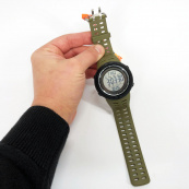 Годинник наручний чоловічий SKMEI 1167AG ARMY GREEN, брендовий чоловічий годинник. Колір: зелений. Зображення №9 Годинник наручний чоловічий SKMEI 1167AG ARMY GREEN, брендовий чоловічий годинник. Колір: зелений. Зображення №9