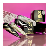 Гель-фарба металлік для дизайну нігтів Steffani Metal Gel 5 мл, SILVER Сріблястий. Зображення №5