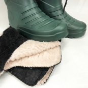 Сапоги резиновые высокие мужские 43р 28,5см утепленные, Активные мужские сапоги для рыбалки. Изображение №2