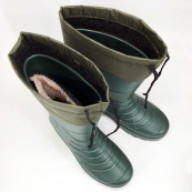 Сапоги резиновые высокие мужские 43р 28,5см утепленные, Активные мужские сапоги для рыбалки. Изображение №5