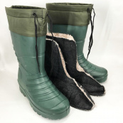 Чоботи гумові високі чоловічі 45р 30см утеплені, Активні чоловічі гумові чоботи. Зображення №7