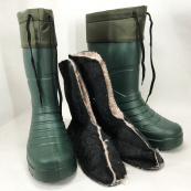 Чоботи гумові високі чоловічі 45р 30см утеплені, Активні чоловічі гумові чоботи. Зображення №9