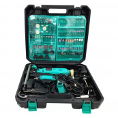 Ручний електричний гравер + гравер Mini 12V з 236 насадками, електричний електричний міні, Дриль гравер. Зображення №6