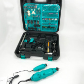 Ручний електричний гравер + гравер Mini 12V з 236 насадками, електричний електричний міні, Дриль гравер. Зображення №8