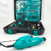 Ручний електричний гравер + гравер Mini 12V з 236 насадками, електричний електричний міні, Дриль гравер. Зображення №9