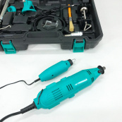 Ручний електричний гравер + гравер Mini 12V з 236 насадками, електричний електричний міні, Дриль гравер. Зображення №10